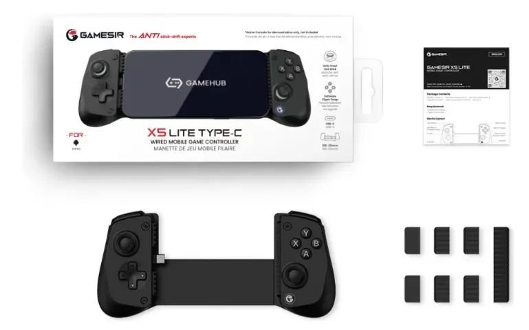 Controle Gamepad GameSir X5 Lite USB-C Mobile Hall Effect - Foto 2