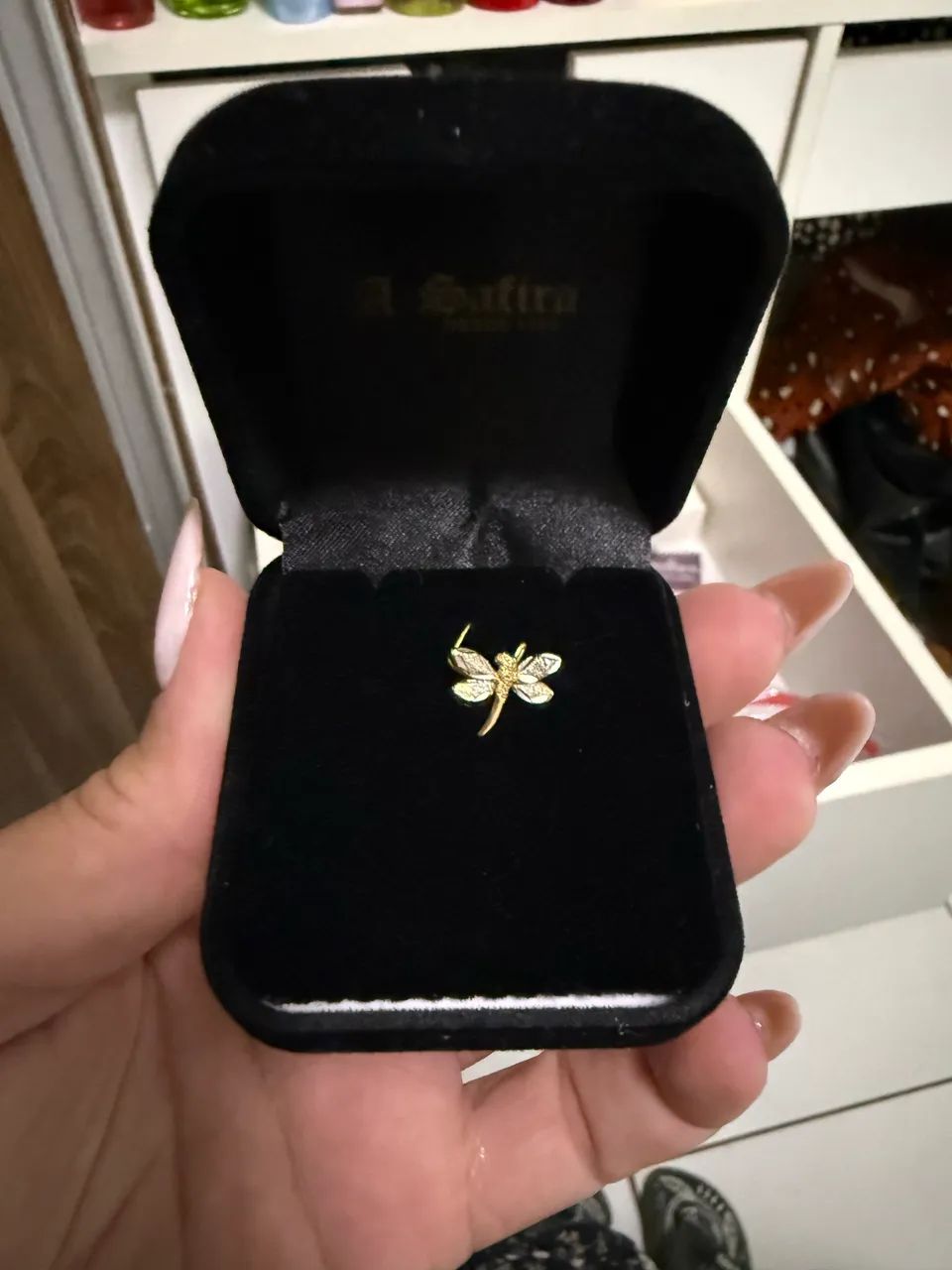 Pingente Libélula Ouro 18 l  - Foto 3