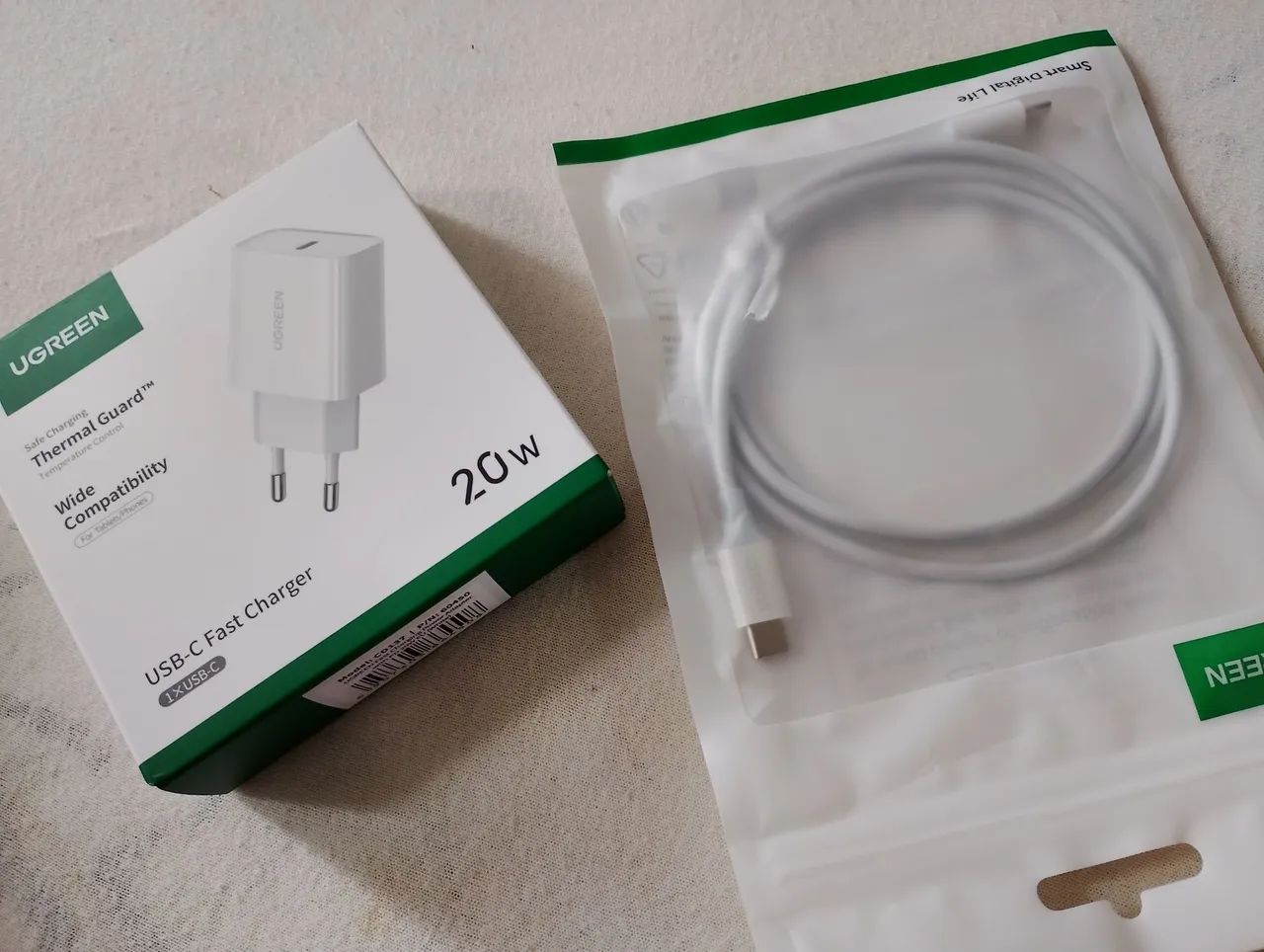 Carregador ugreen tipo C 