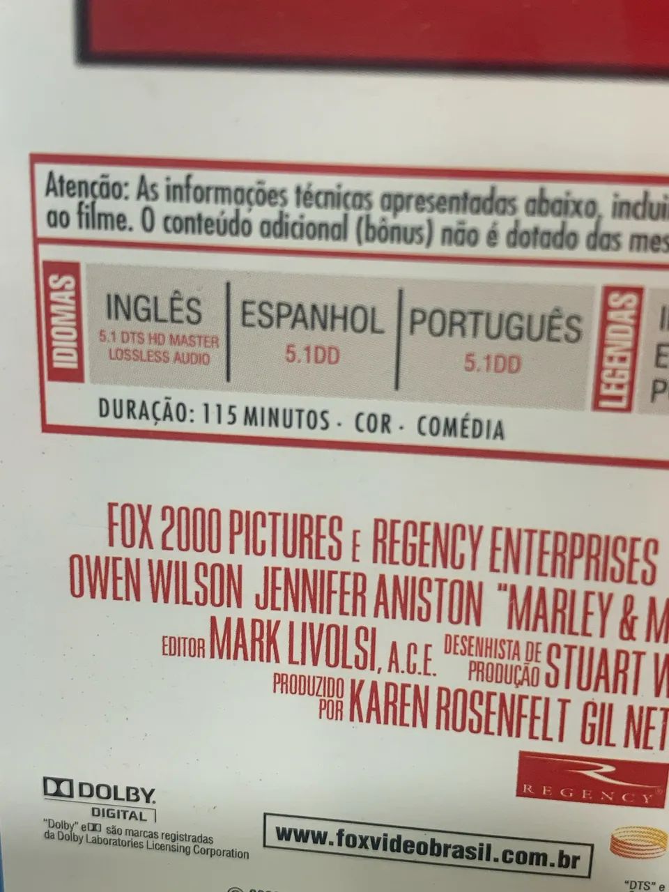Bluray Marley e eu  - Foto 4