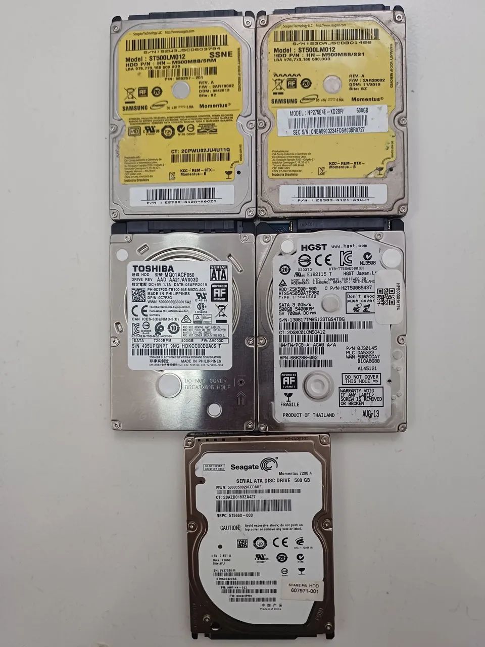 5 HDs 500 GB notebook 2.5 - Foto 3