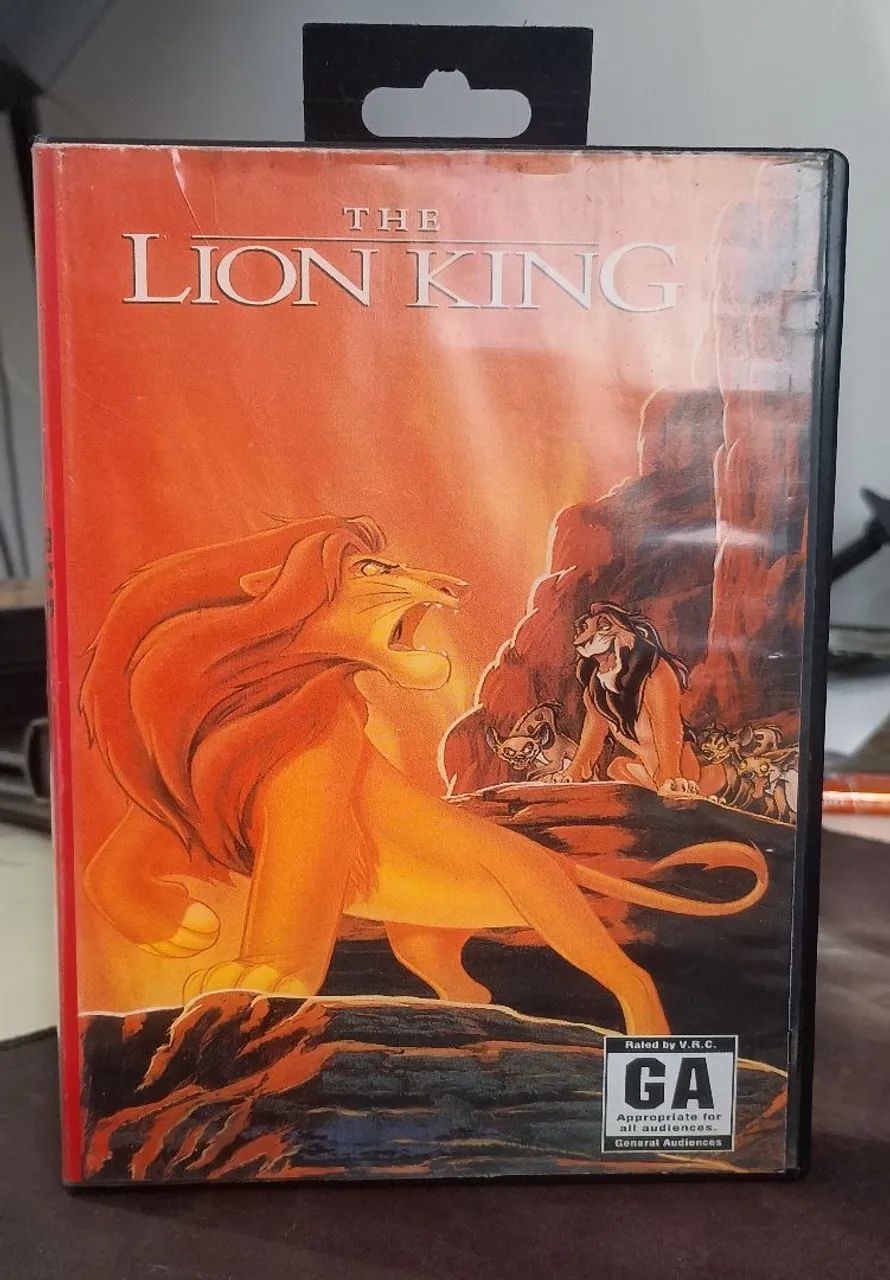 Jogo rei leão mega drive (na caixa)