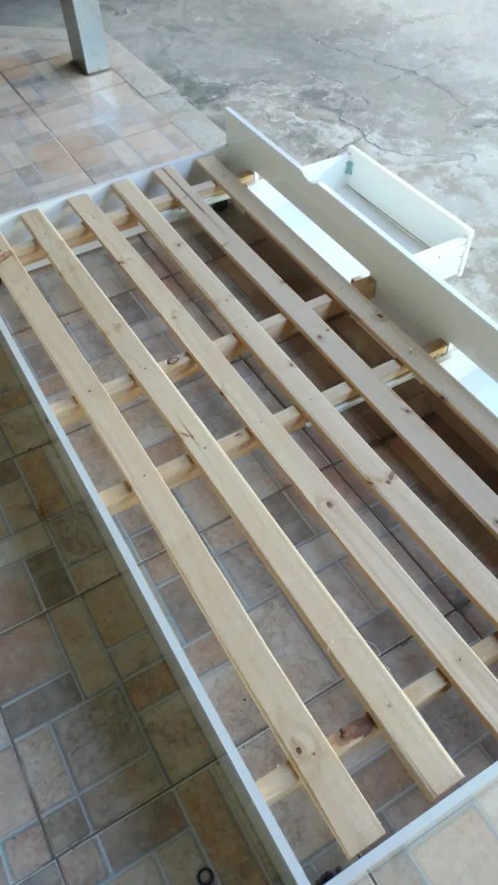 Cama box solteiro com gavetas  - Foto 4