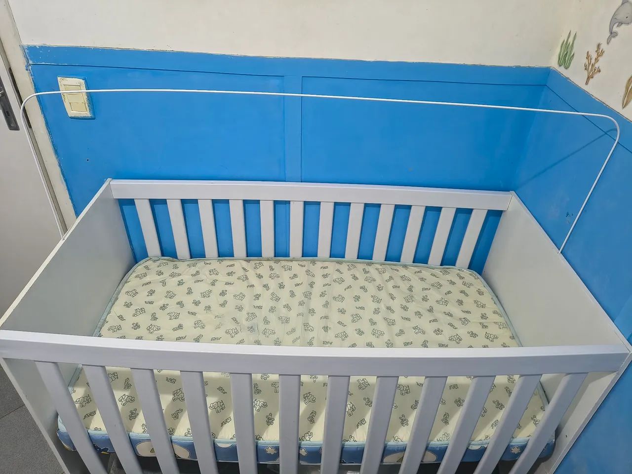 BERÇO COM COLCHÃO ORTOBOM  - Foto 4