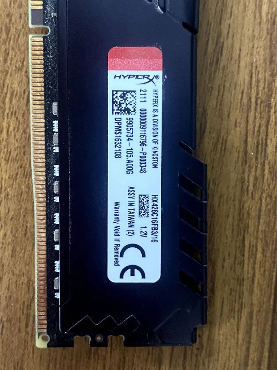 16 Gb memória RAM Hyper X Fury DDR4 (2666mhz) - Foto 2