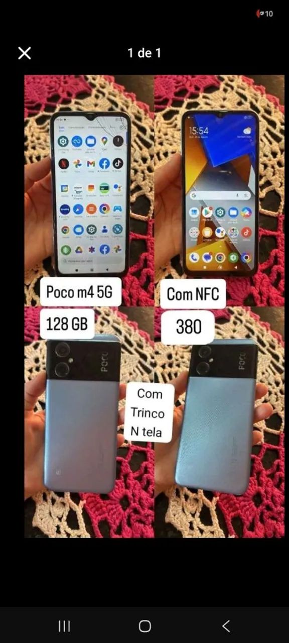 Poco m4 5g com nfc 