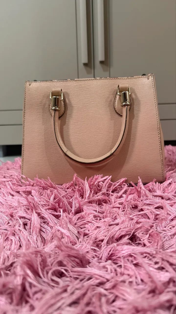 Bolsa Lorena média couro original  - Foto 3