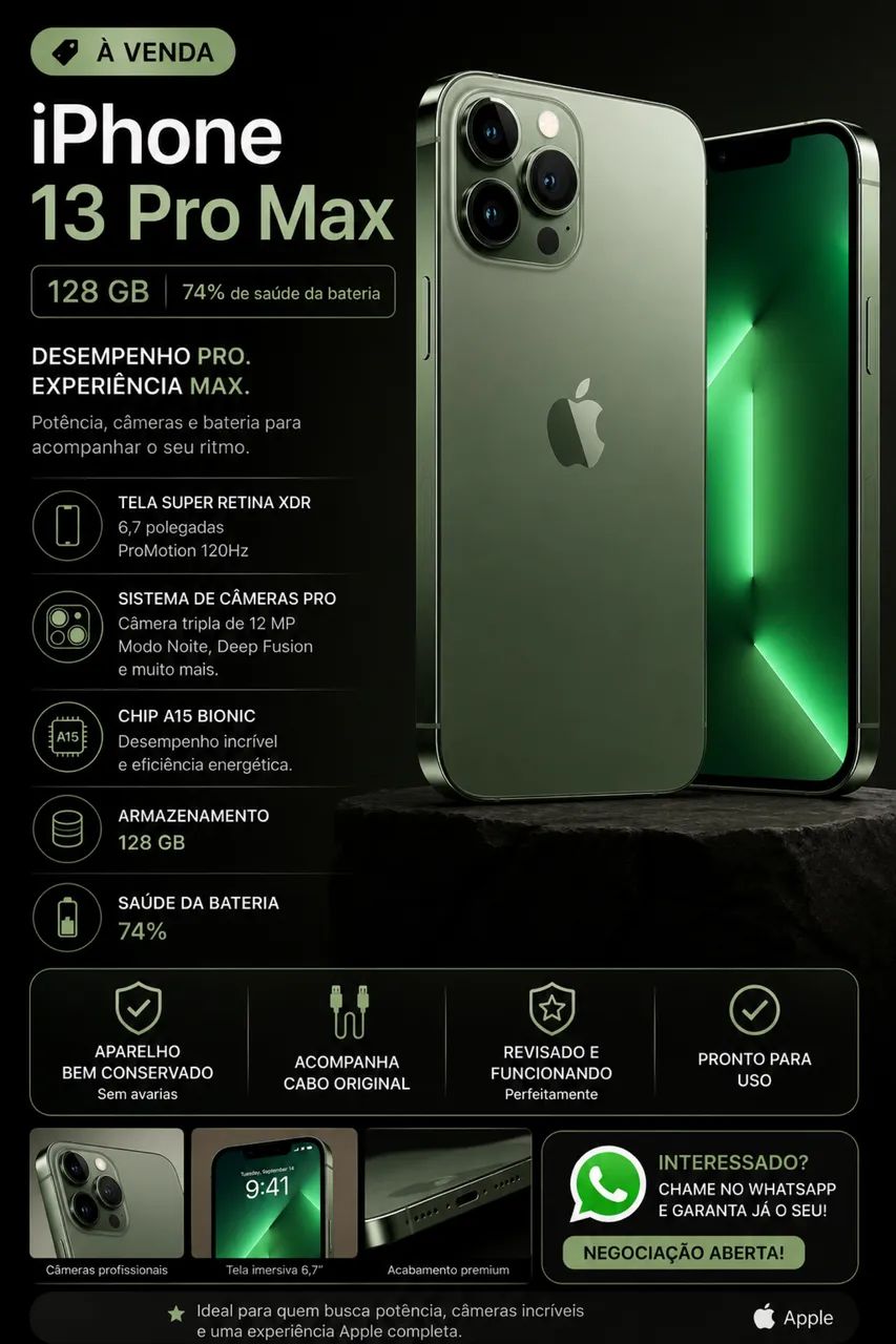 iPhone 13 PRO MAX - Foto 4