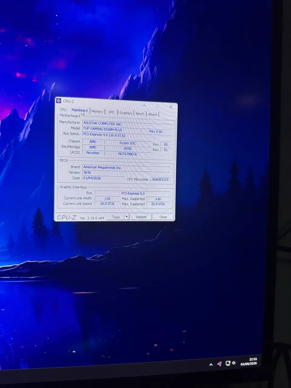 B550M Asus TUF 