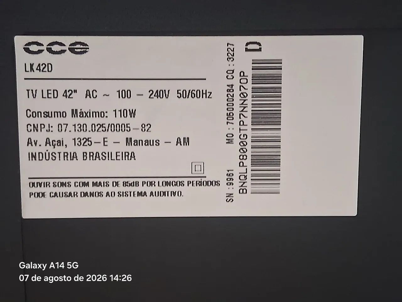 Televisão Led 42/ nao é smart - Foto 3