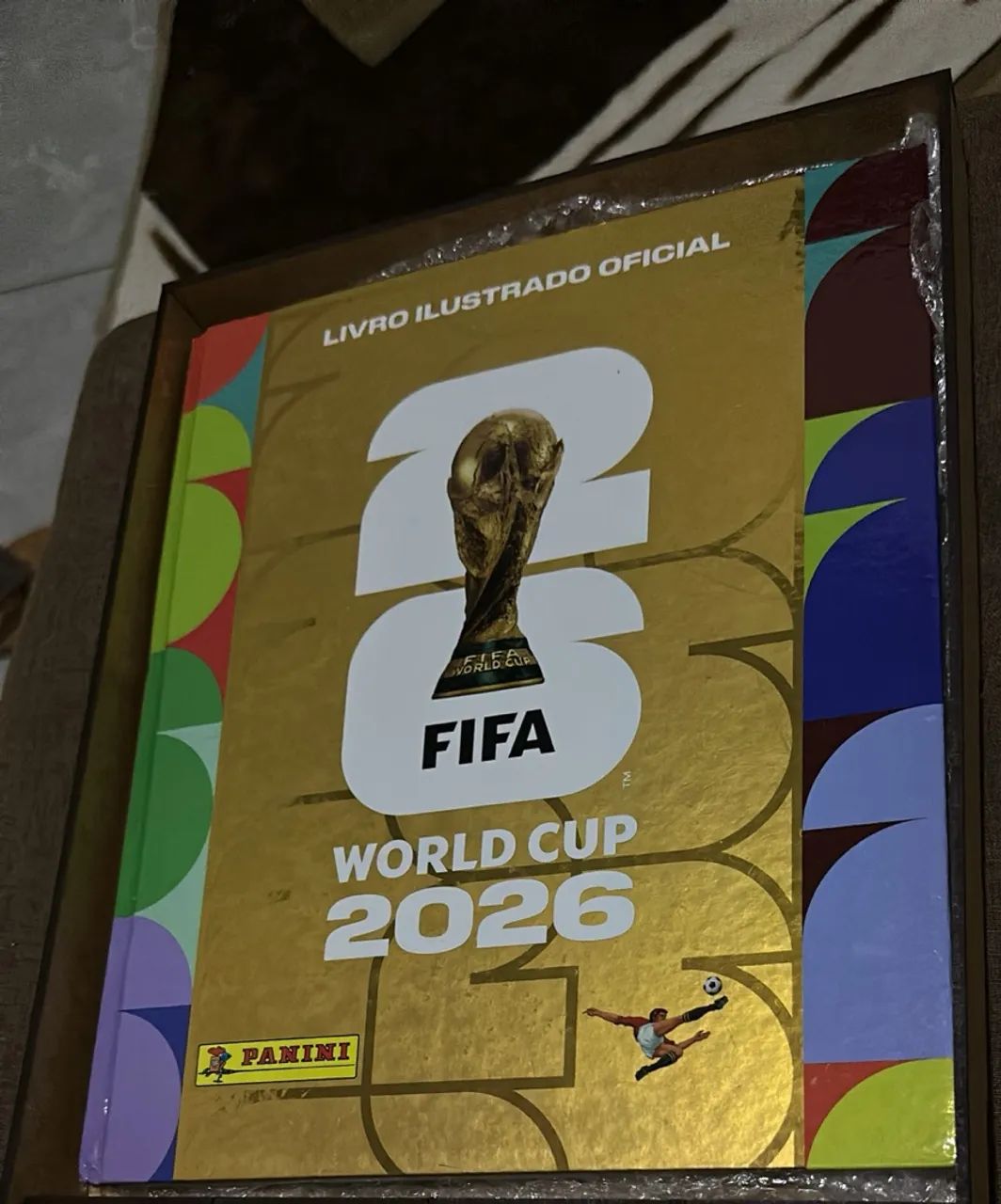 Álbum copa 2026 completo capa ouro 