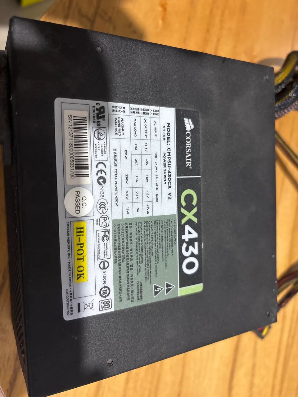 Fonte Corsair CX430 - Foto 5