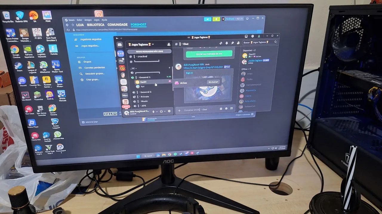 Pc usado em bom estado (valor negociavel)