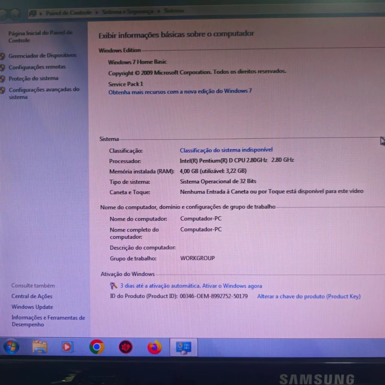 Computador completo com ótimo Monitor  - Foto 5