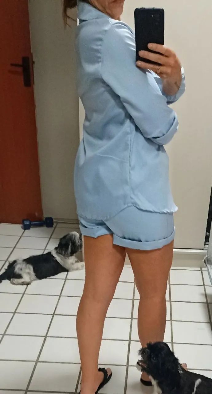 Conjunto shorts e camisa - Foto 3