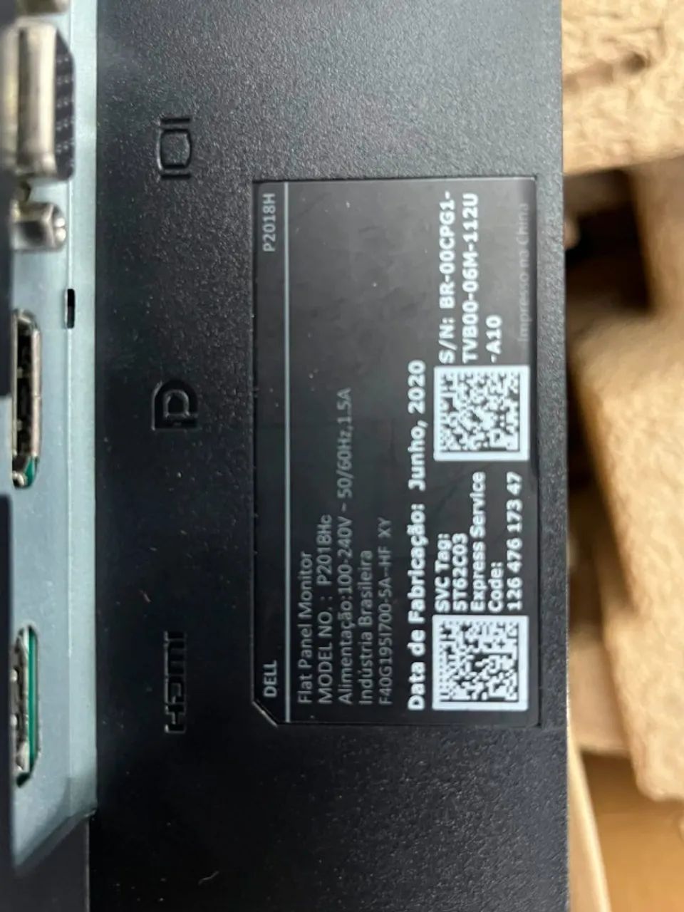 Monitor Dell  P2018h ( Na Caixa ) - Foto 4