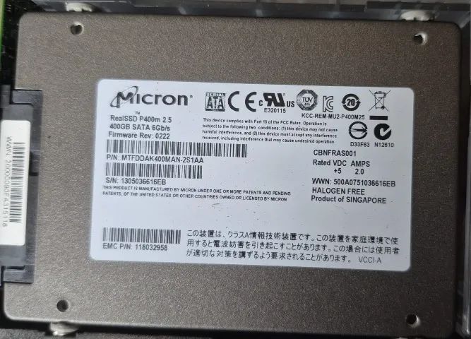 Ssd micron 400Gb Sata