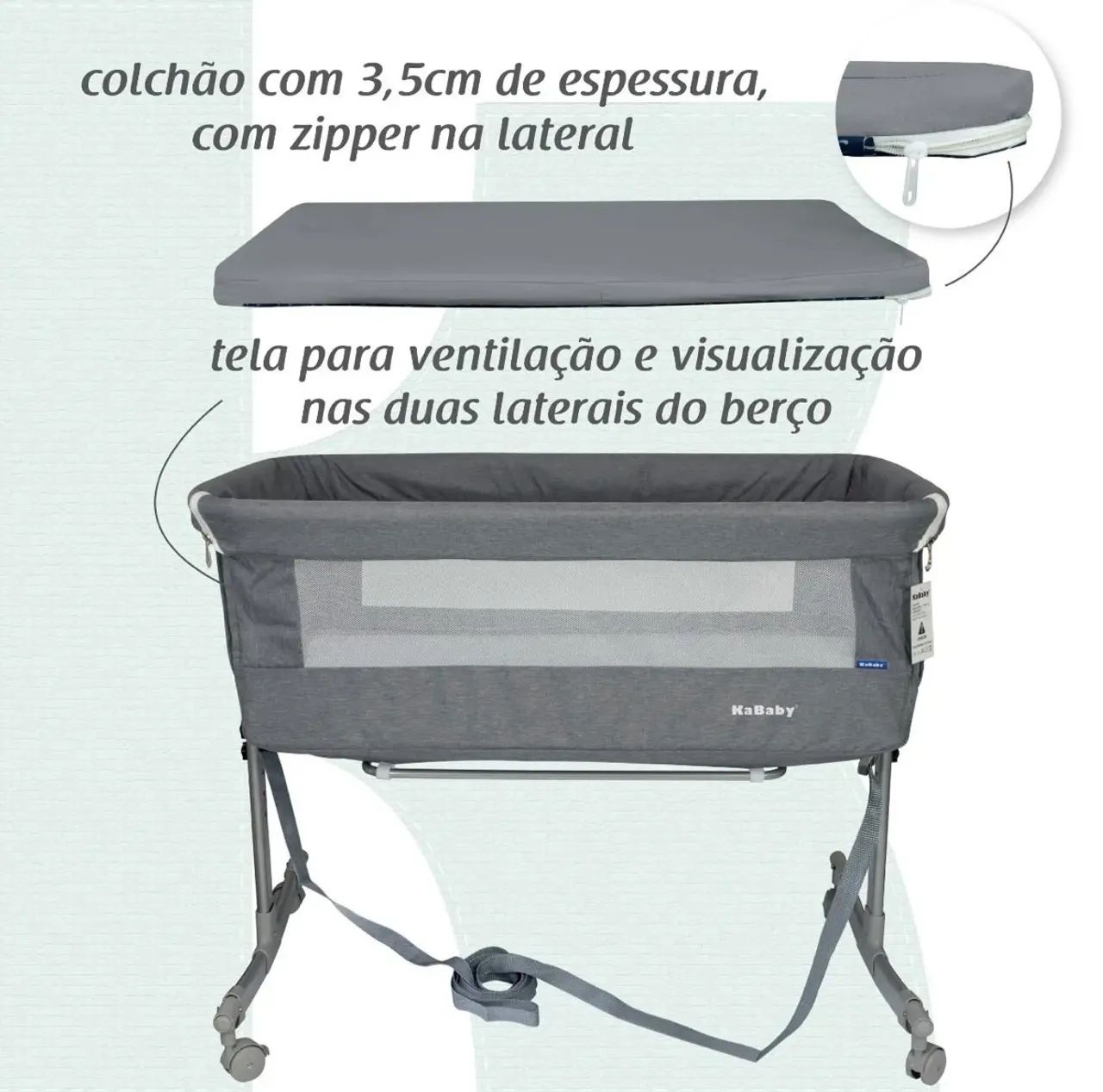 Berço Moisés Portátil  - Foto 3