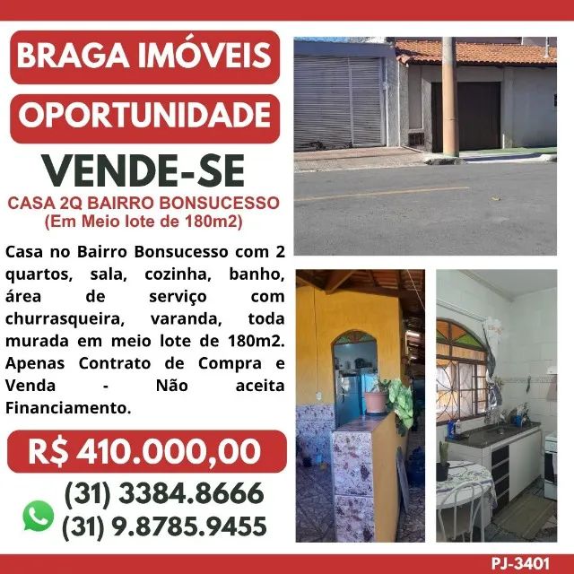 Casa 2q (Bairro Bonsucesso)