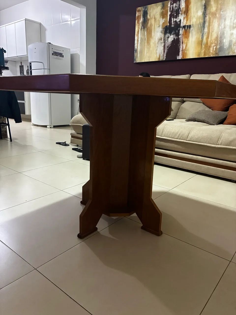 Mesa madeira  ? maciça cor cerejeira  - Foto 3
