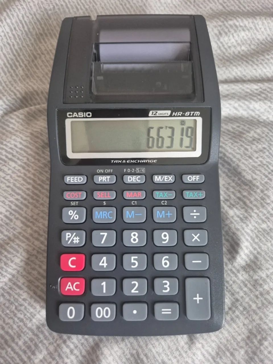 Calculadora Casio HR-8TM (com bobina) - Foto 5