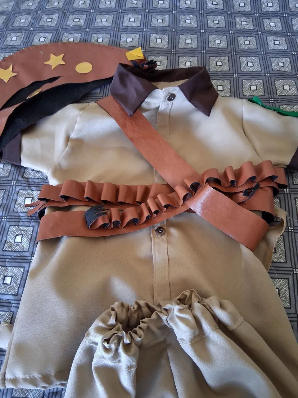 Conjunto junino de lampião criança 04 anos  - Foto 2