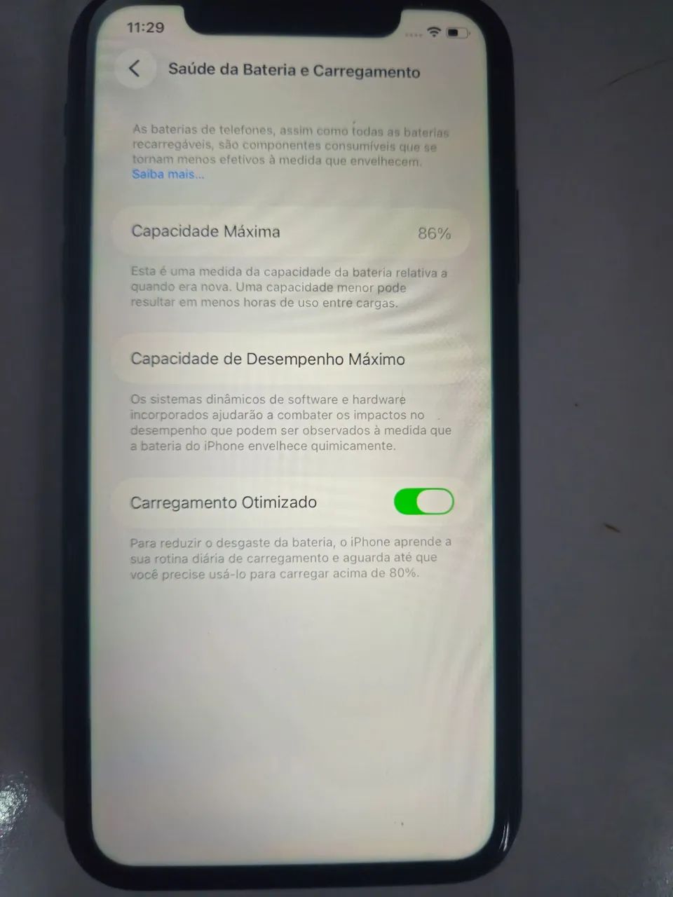 IPHONE 11 86% BATERIA COM ACESSORIOS
