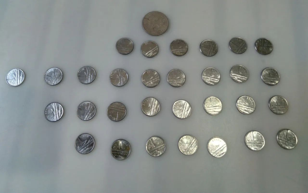 Kit contendo 31 moedas antigas do Brasil. - Foto 5