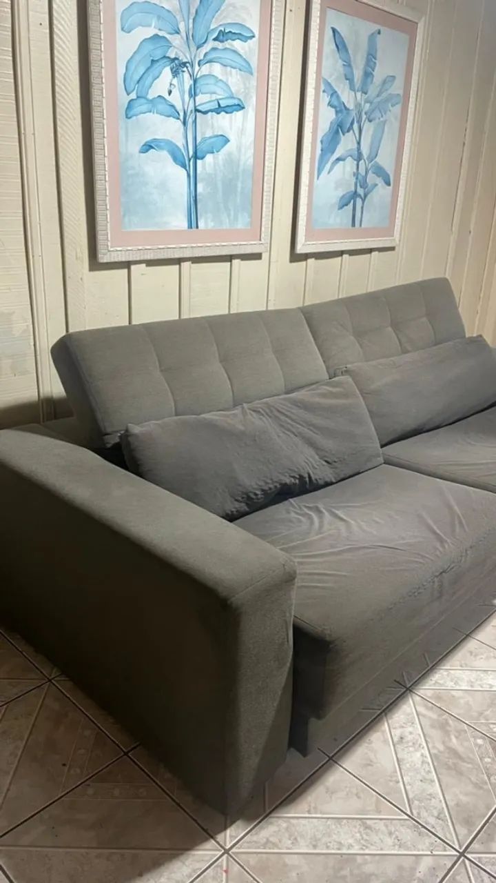 Sofá retrátil 4 lugares - Foto 2