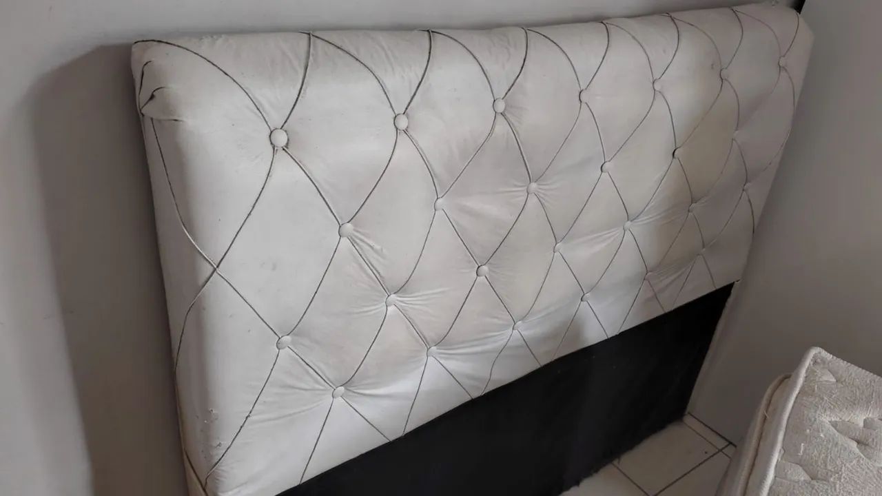 Cama box Casal com Colchão e Cabeceira  - Foto 2