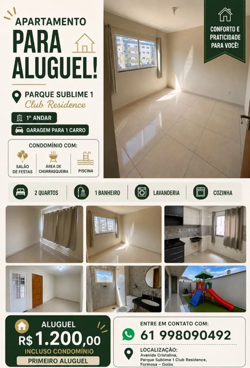 Apartamento 2 quartos - Sublime Park