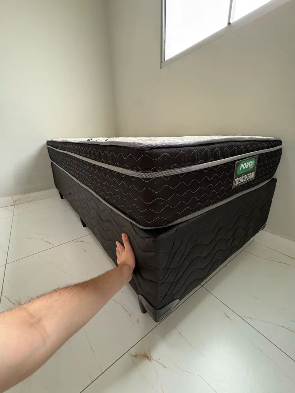 Cama Box Solteiro Ortobom (Pouquíssimo uso) - Foto 2