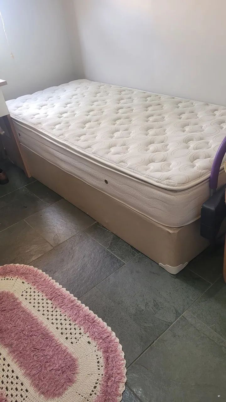 Cama box solteirão completa  100×190 - Foto 3