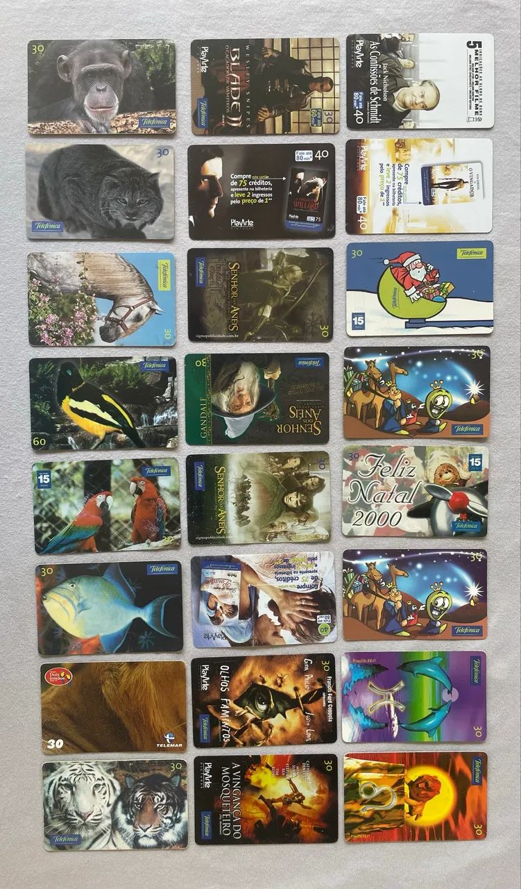 Coleção de cartões telefônicos - Foto 3