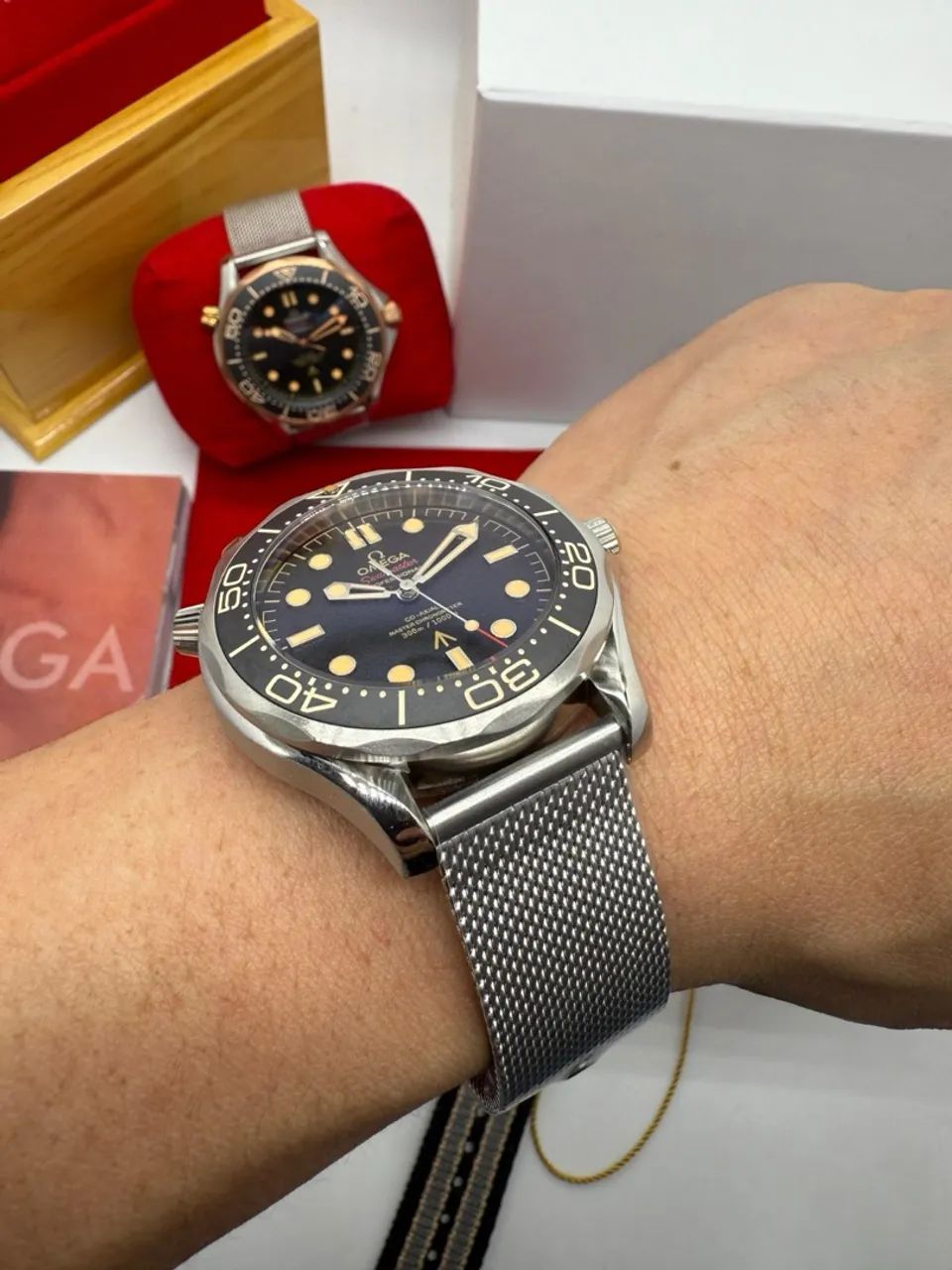 Omega Seamaster 007 com 2 Pulseiras  - Foto 3