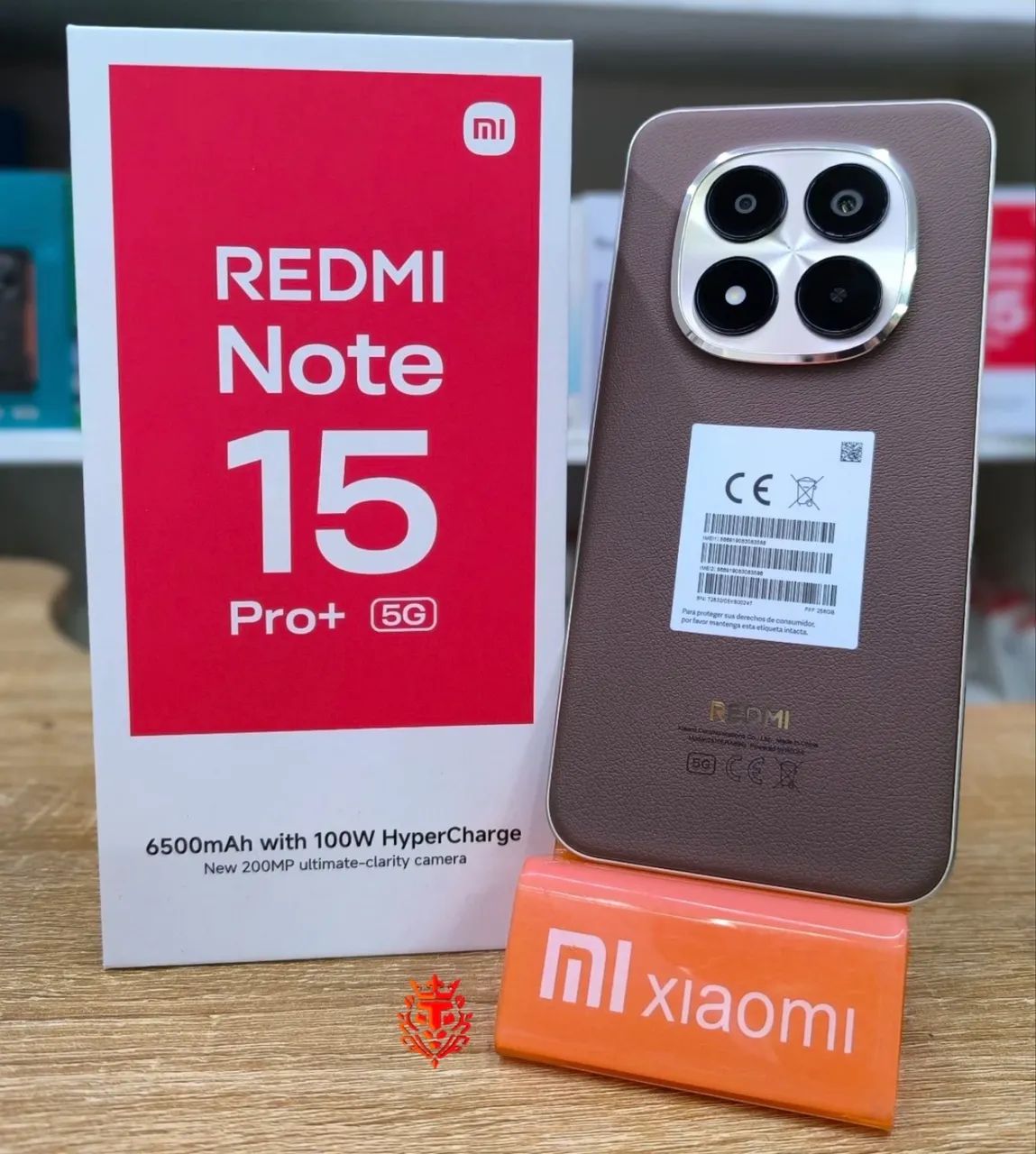 Redmi Note 15 Pro Plus 512/12- Marrom Preto Azul Novo 