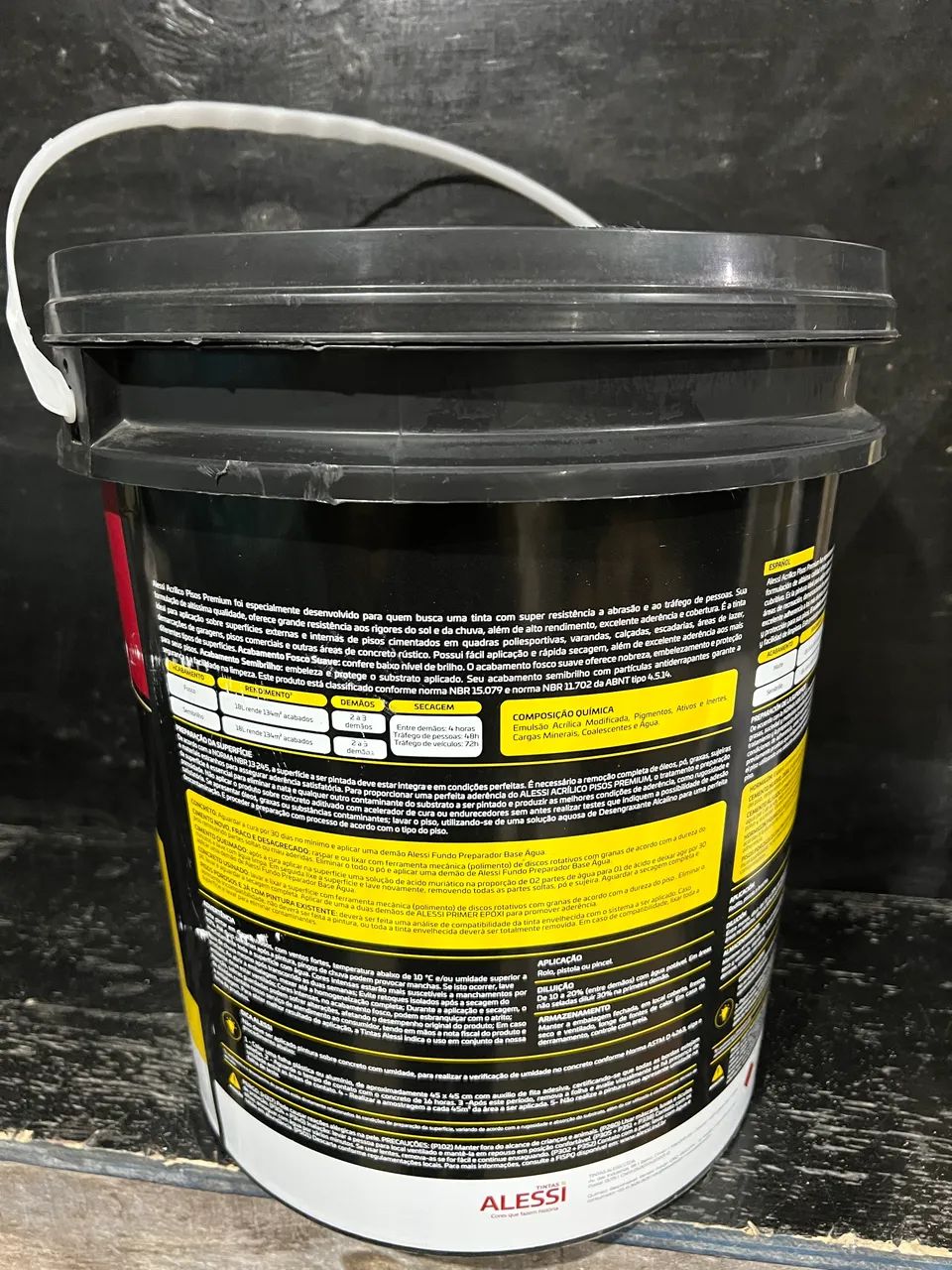 Tinta para Piso Cinza chumbo  - Foto 4