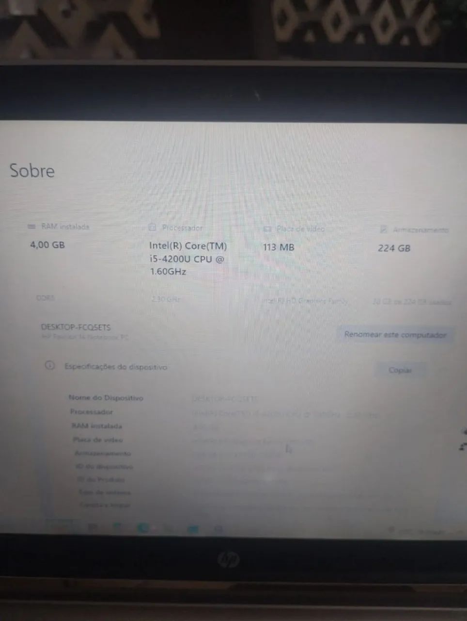 Notebook Core I5, 4bg, 250hd - Foto 3