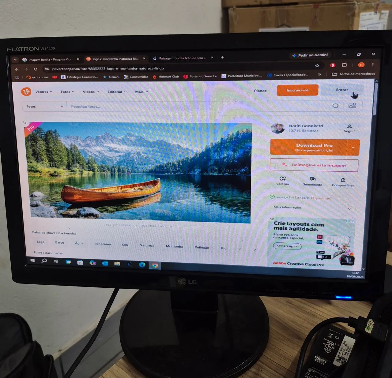 Monitor LG 19 polegadas 