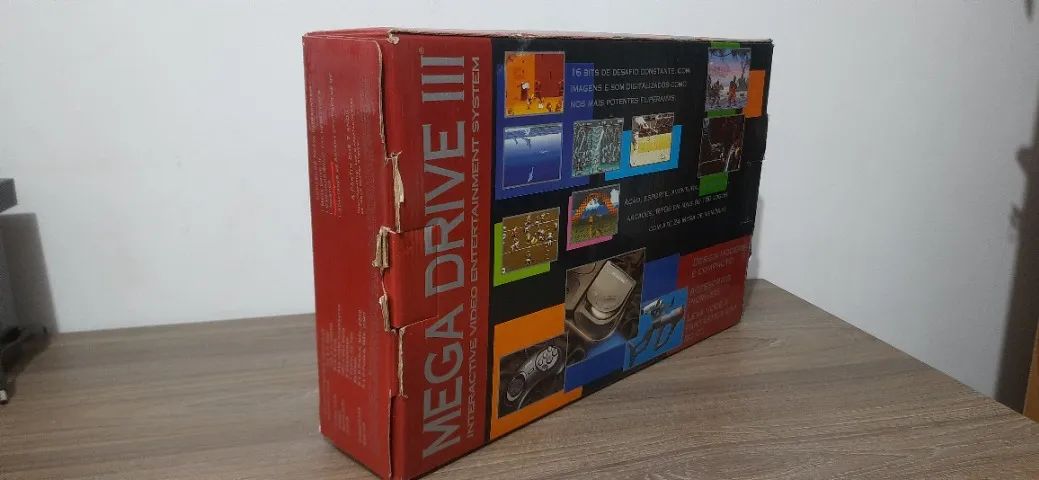 Mega Drive 3 Original Tectoy Completo na Caixa - Consoles de Vídeo