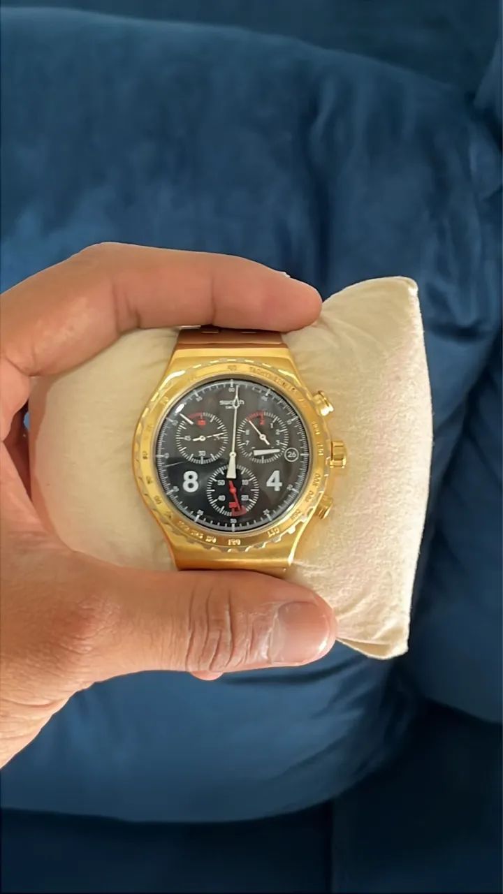 Swatch cara preta médio 