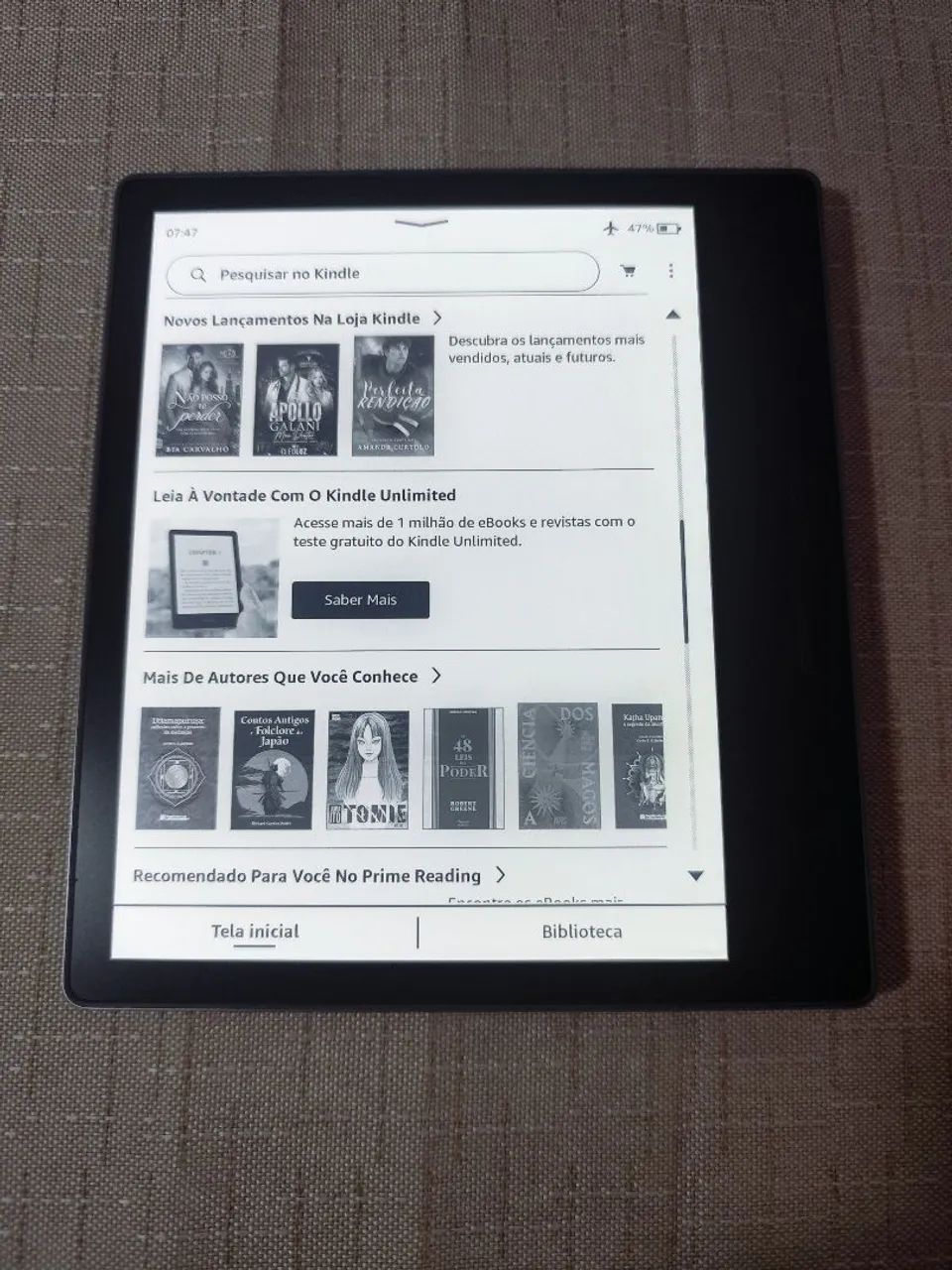 Kindle 32 GB Ergonômico (Oásis, Modelo Premium) - Foto 3