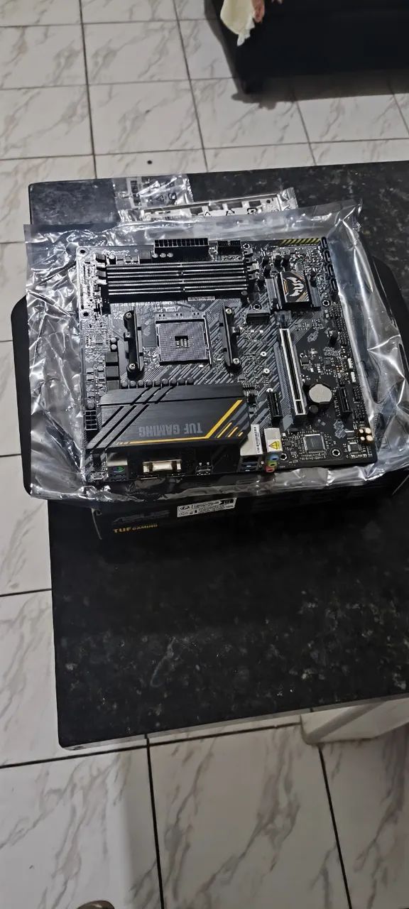 Placa mãe Asus TUF Gaming A520M PLUS II + Nf - Foto 3