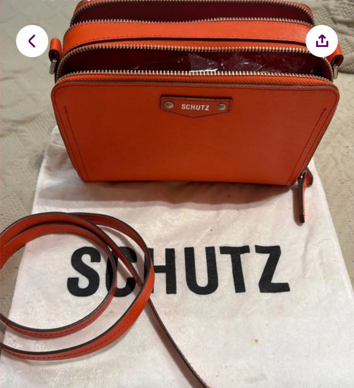 Bolsa Schütz laranja