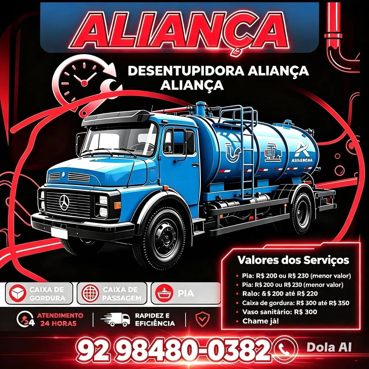 Limpa fossa 24 