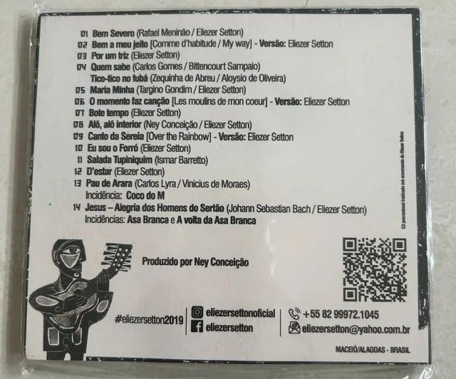 Em Nome Do Forró - Eliezer Setton - CD lacrado  - Foto 2