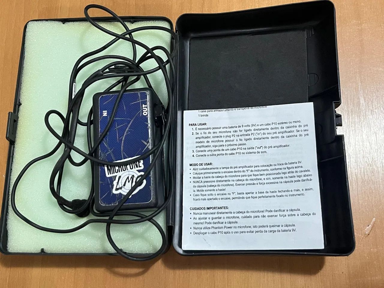 Microfone de contato LMC kit com 3 microfones (Flauta, Violino e Cello) - Foto 3
