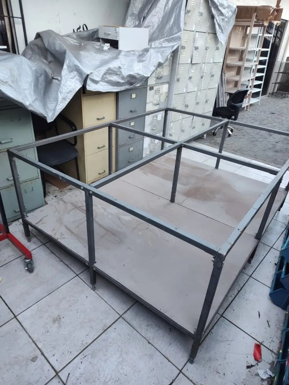 Base de Ferro para Mesa de Trabalho - Reforçada Bem Resistente - Foto 3