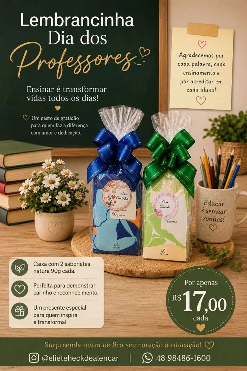 Lembrancinhas dia dos professores  - Foto 2