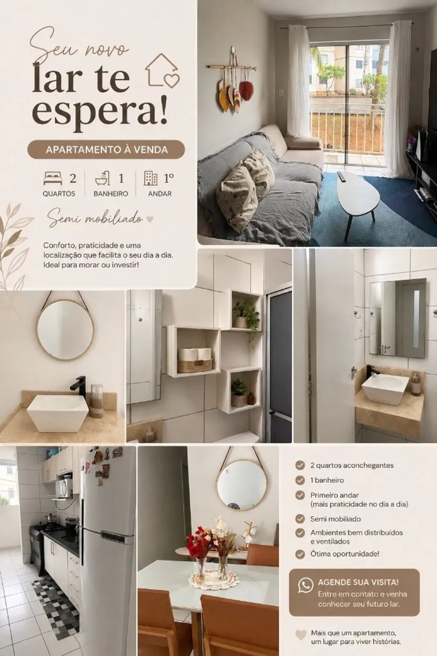 Vendo Apartamento  Condomínio Via Parque  - Foto 2
